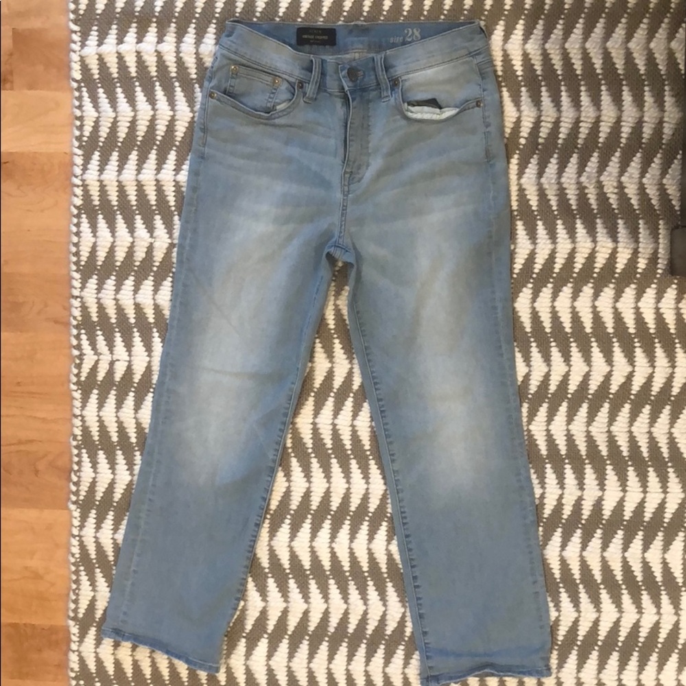 J. Crew vintage cropped jeans
